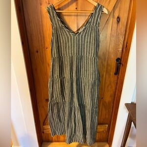 Marine Layer Corinne Double Cloth Maxi Dress- M